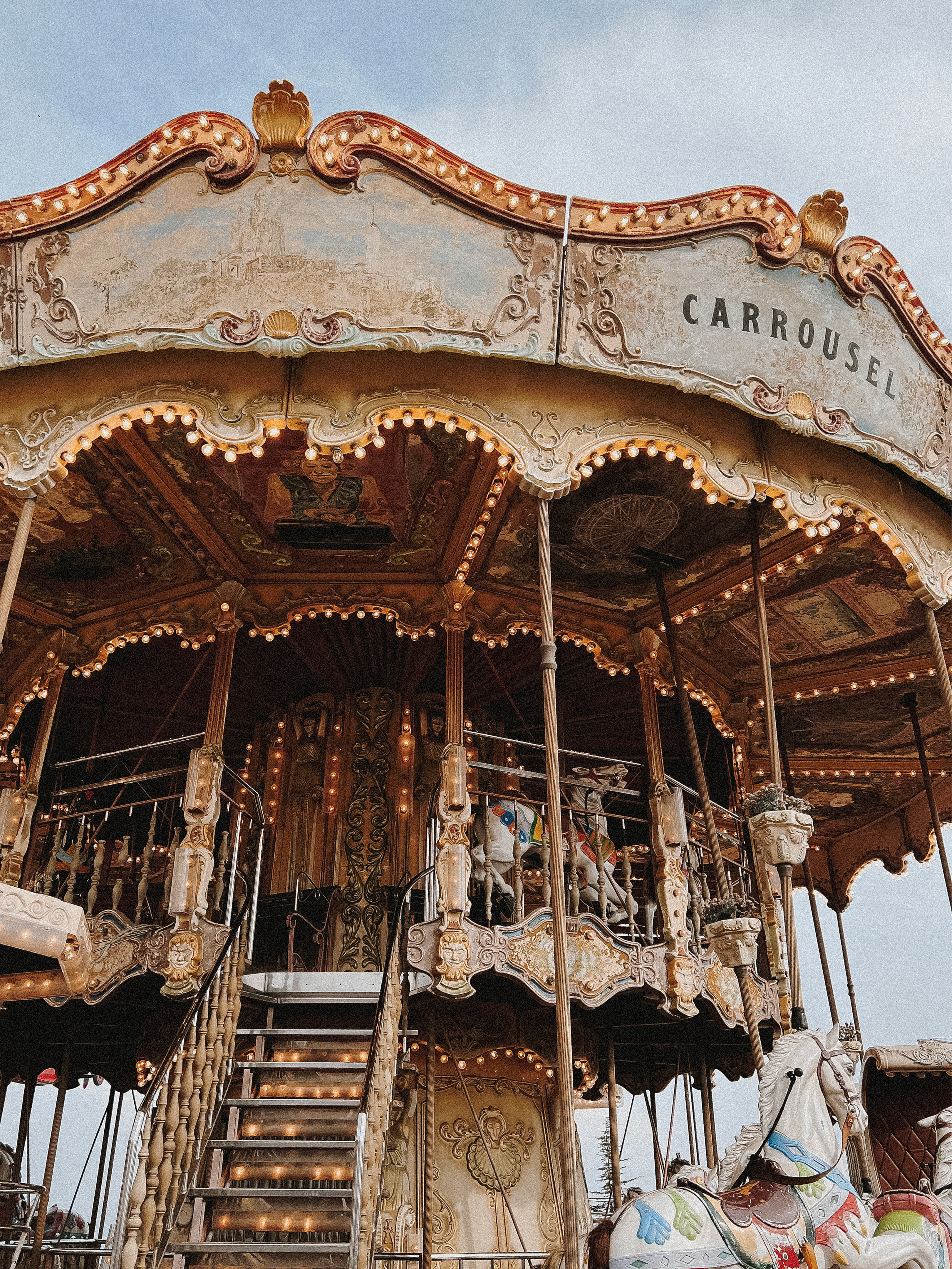 Carousel in a Theme Park